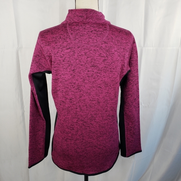 Marc New York Lightweight Zip Front Purple & Black Heathered Pockets Jacket Sz M - Picture 7 of 15